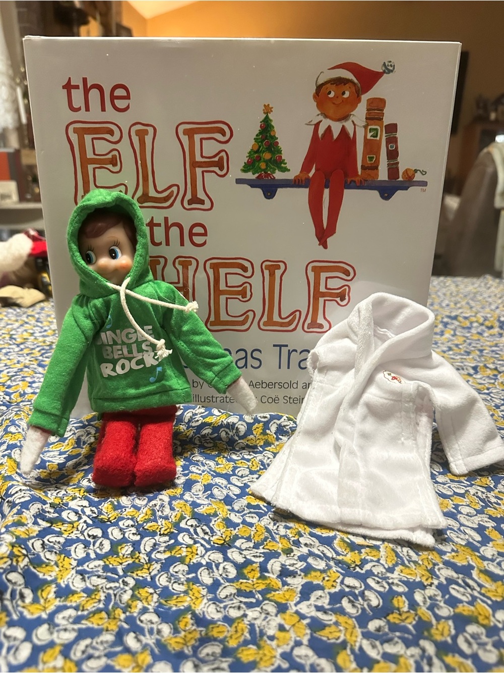 The Original Elf in the Shelf book and Elf doll